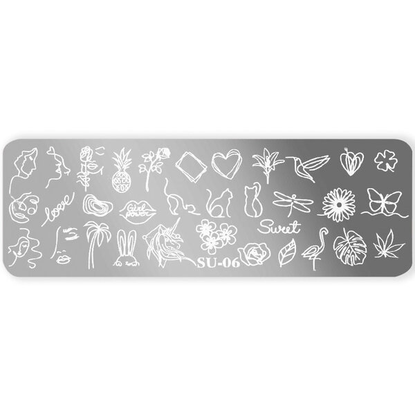 MPK Nails® Stamping Schablone STP-04