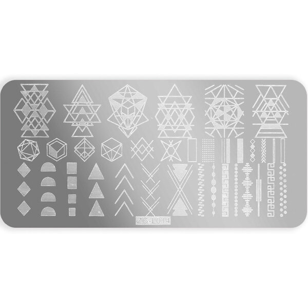 MPK Nails® Stamping Schablone STP-10