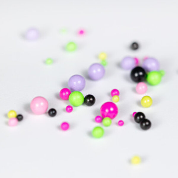 MPK Nails® Nail Art Kaviar im Rondell - Perlen Neon-Mix