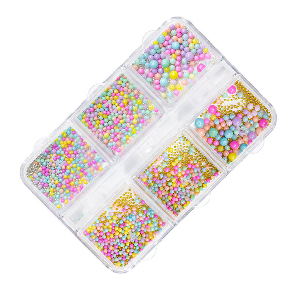 MPK Nails® Nail Art Kaviar - Perlen Pastell Mix
