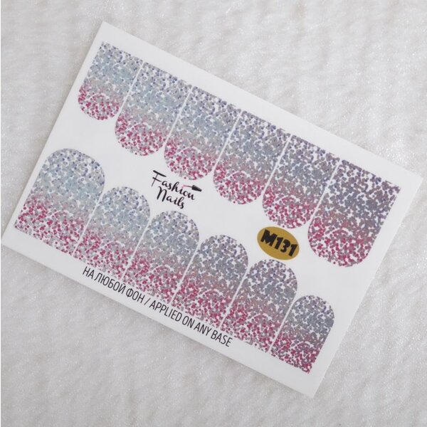 Fashion Nails Nail Wraps metallic
