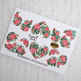 Nail Wraps metallic m227