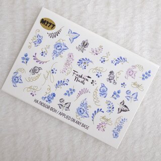 Nail Wraps metallic m277