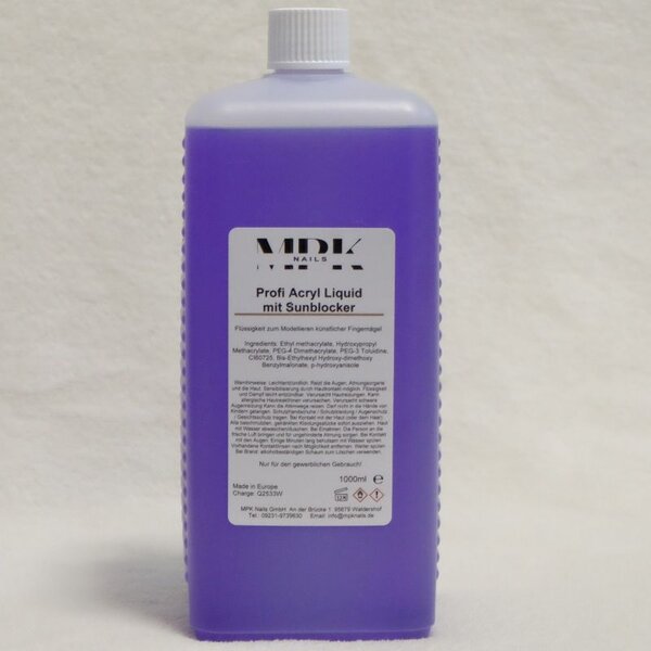 MPK Nails® PROFI Acryl Liquid mit Sunblocker