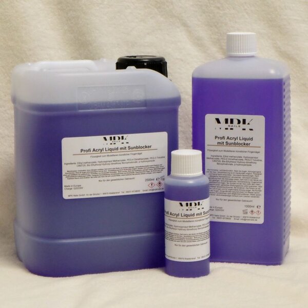 MPK Nails® PROFI Acryl Liquid mit Sunblocker
