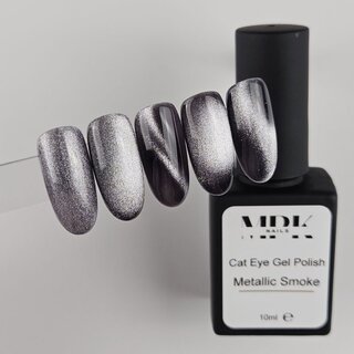 Cat Eye Gel Polish Metallic Smoke