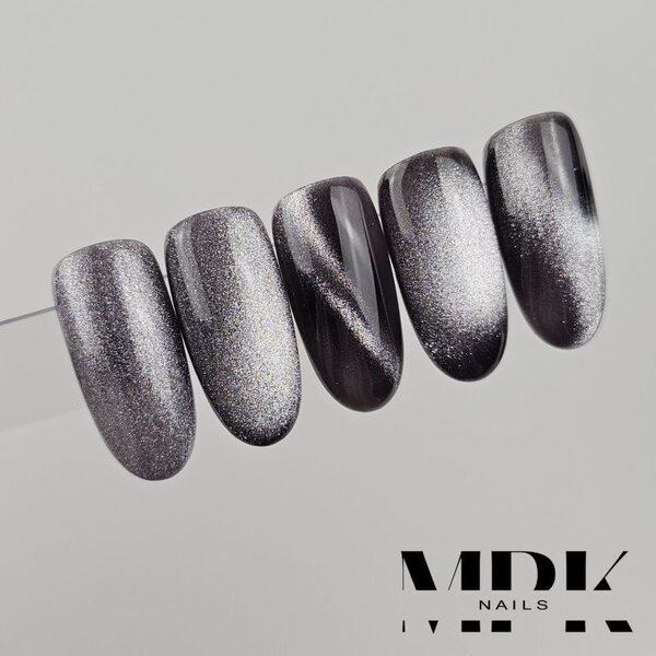 MPK Nails® Cat Eye Gel Polish Metallic Smoke