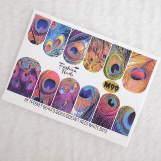 Nail Wraps metallic m99