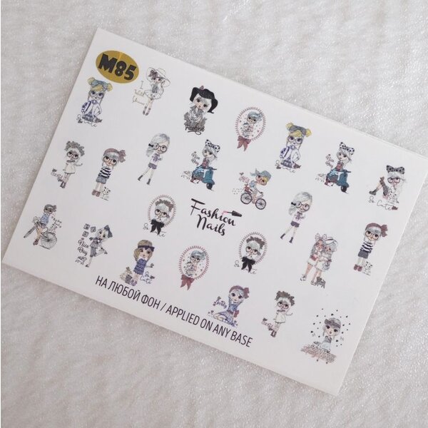 Fashion Nails Nail Wraps metallic m85