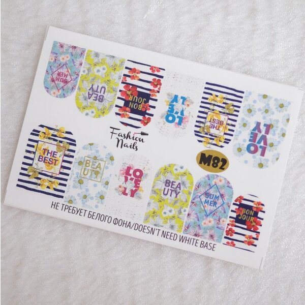 Fashion Nails Nail Wraps metallic m82