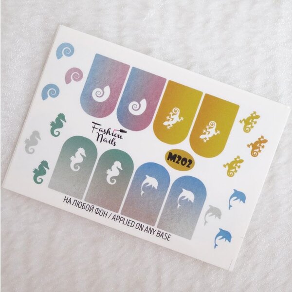 Fashion Nails Nail Wraps metallic