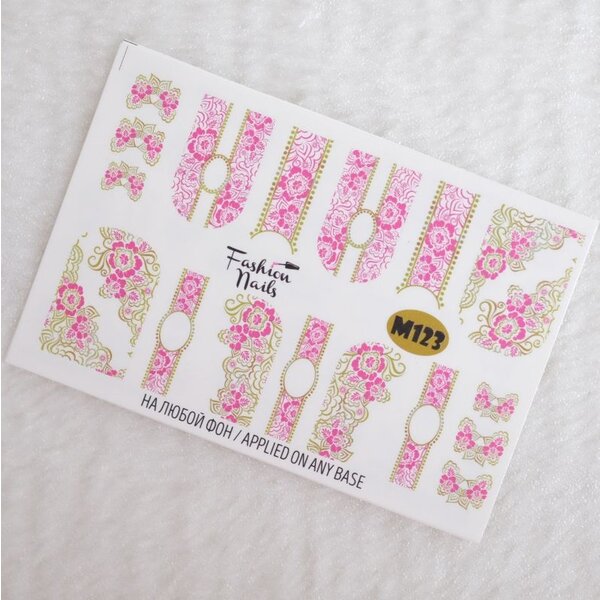 Fashion Nails Nail Wraps metallic m123