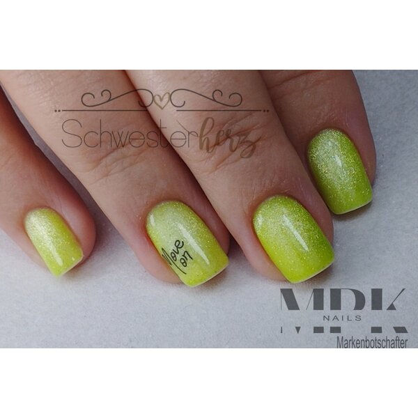 MPK Nails® Bright Cat Eye Farbgel Vivid Lime