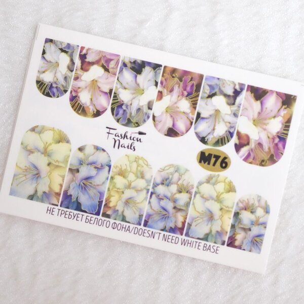 Fashion Nails Nail Wraps metallic m76