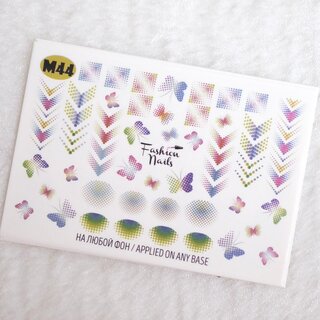 Nail Wraps metallic m44