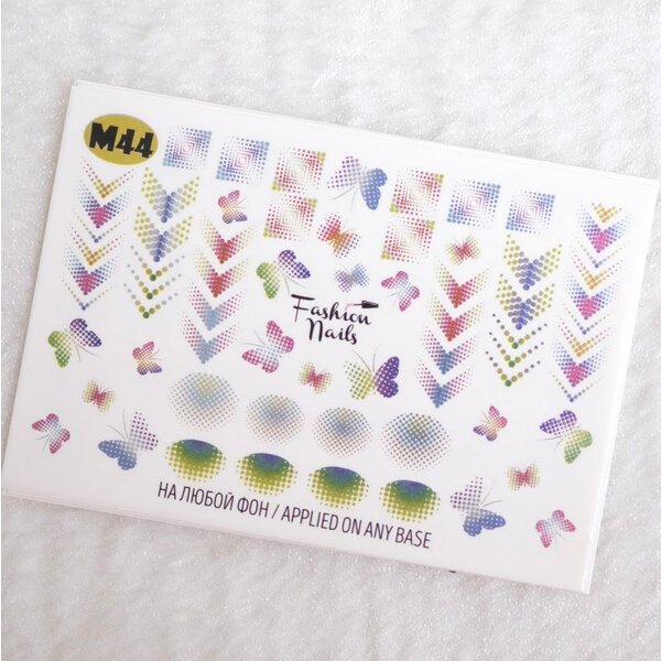 Fashion Nails Nail Wraps metallic m44