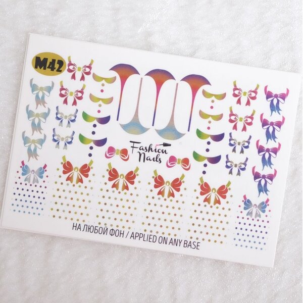 Fashion Nails Nail Wraps metallic m42