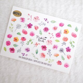 Nail Wraps metallic m284