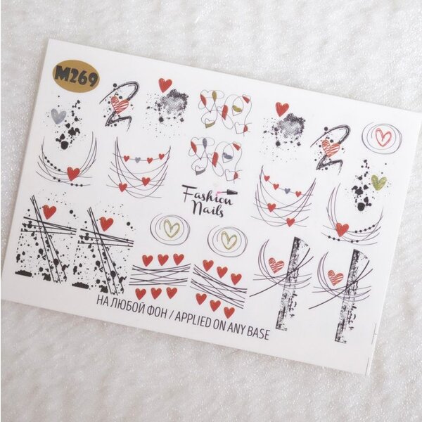 Fashion Nails Nail Wraps metallic m269