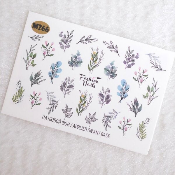 Fashion Nails Nail Wraps metallic m266