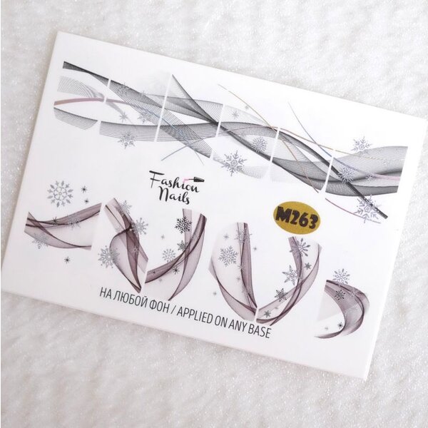 Fashion Nails Nail Wraps metallic