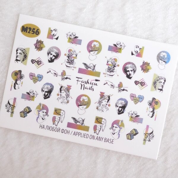 Fashion Nails Nail Wraps metallic m256