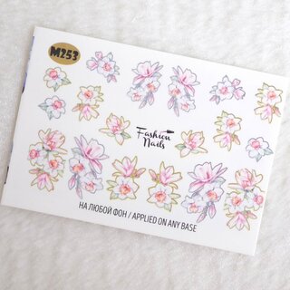 Nail Wraps metallic m253