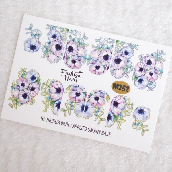 Fashion Nails Nail Wraps metallic m252