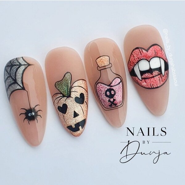 MPK Nails® Cat Eye UV Nagellack Soft Peach