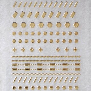 Nail Sticker gold - 5D 02