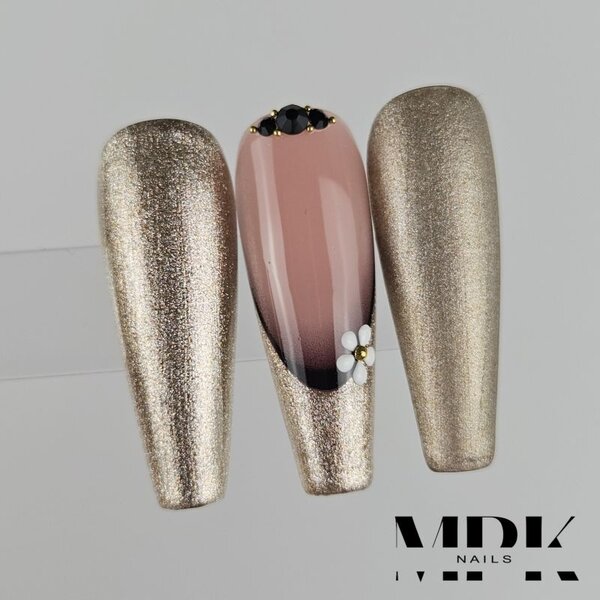 MPK Nails® Ombre Smileline Sticker schwarz