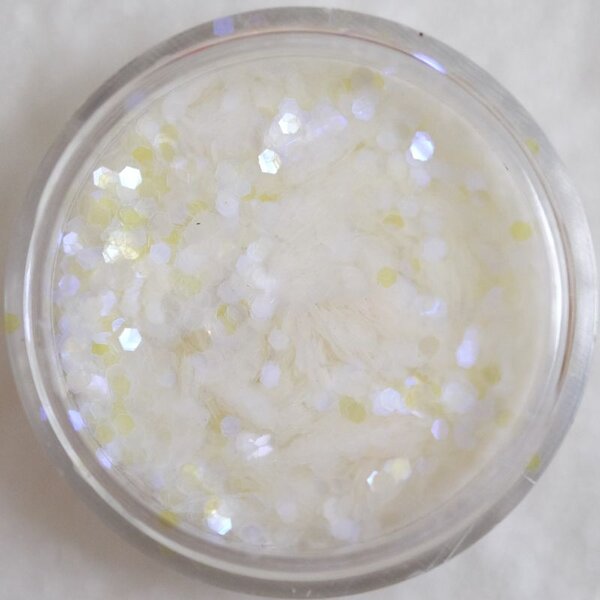 MPK Nails® Glitter Pailletten 15 Weiß irisierend