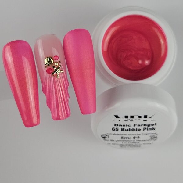 MPK Nails® Basic Farbgel 65 Bubble Pink