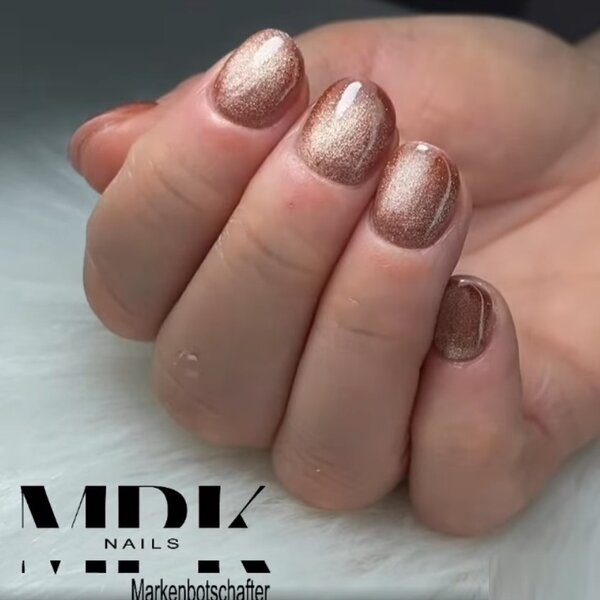 MPK Nails® Cat Eye UV Nagellack Golden Mocha