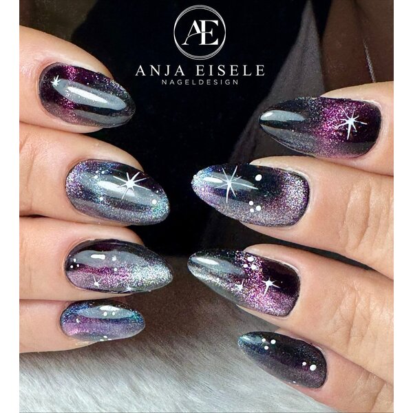 MPK Nails® Cat Eye Gel Polish Metallic Smoke