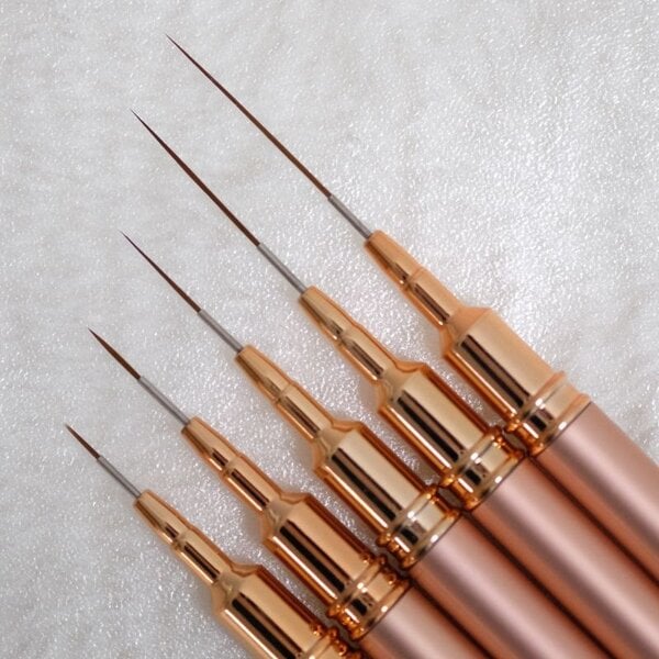 MPK Nails® Nail Art Liner, 5er Set rosè