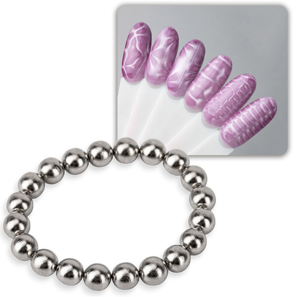 MPK Nails® Cat Eye Magnet Perlen, 5 mm - 20 Stk