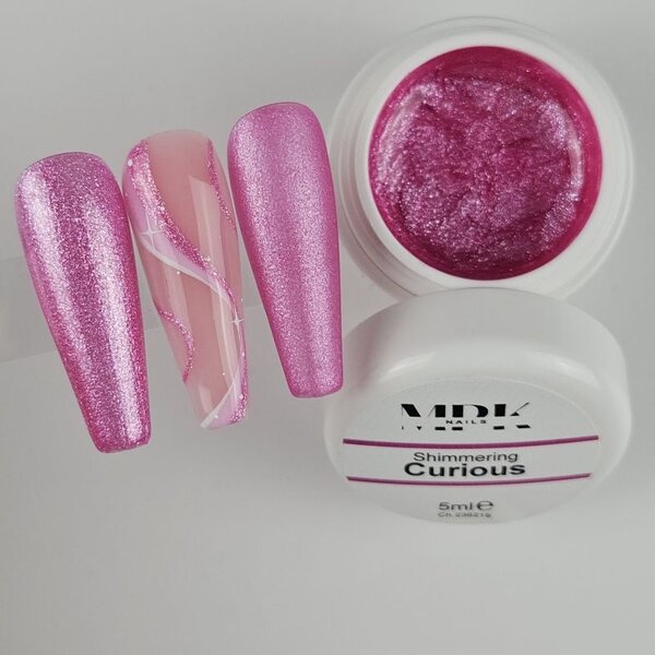MPK Nails® Shimmering Farbgel Curious
