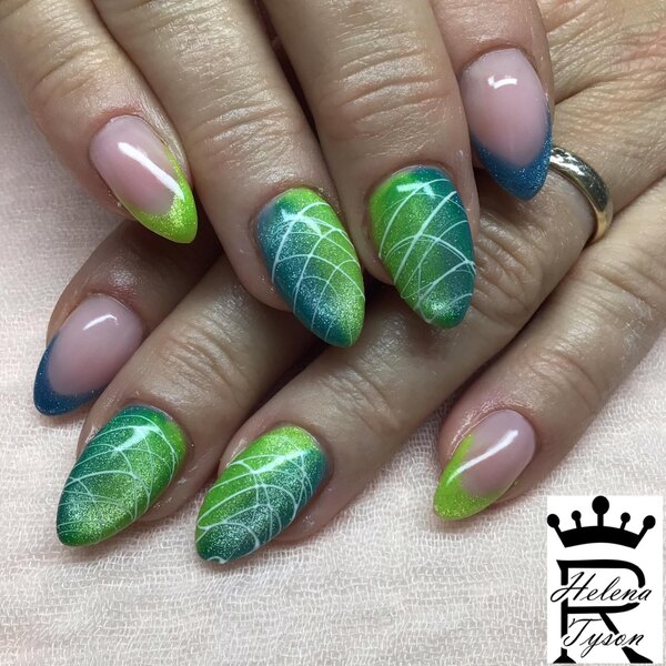 MPK Nails® Bright Cat Eye UV Nagellack Vivid Lime