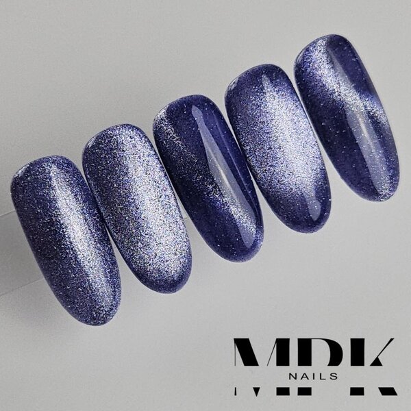 MPK Nails® Bright Cat Eye UV Nagellack Cosmic Blue