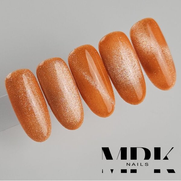 MPK Nails® Bright Cat Eye UV Nagellack Autumn Rust
