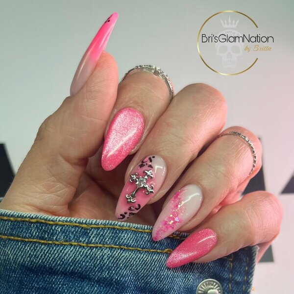 MPK Nails® Bright Cat Eye UV Nagellack Pink Lemonade