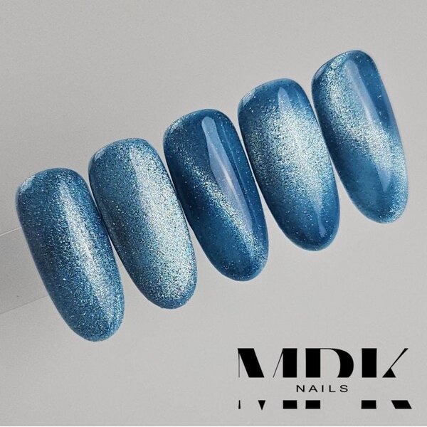 MPK Nails® Bright Cat Eye UV Nagellack Blue Lagoon