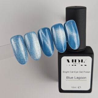 Bright Cat Eye UV Nagellack Blue Lagoon