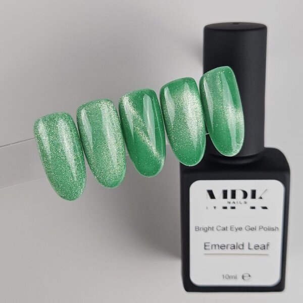 MPK Nails® Bright Cat Eye UV Nagellack Emerald Leaf