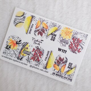 Nail Wraps Weisse Tresse W122