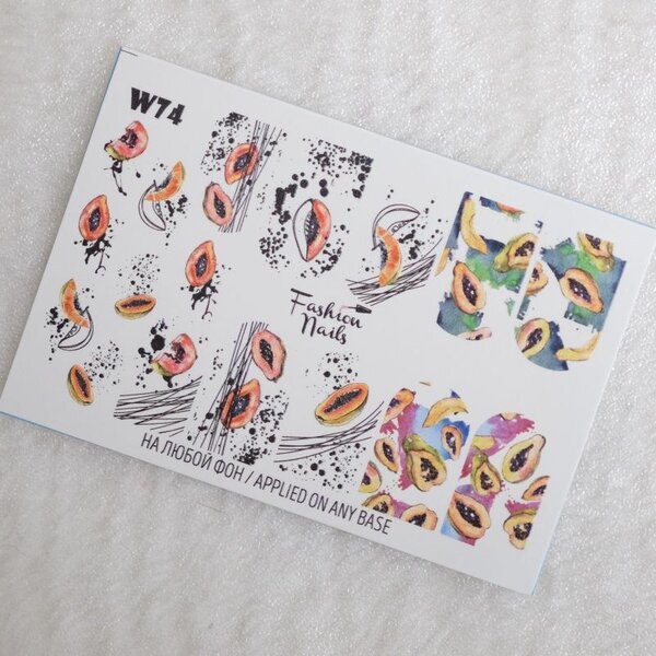 Fashion Nails Nail Wraps Weisse Tresse W74