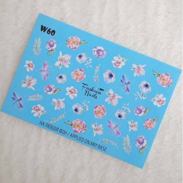 Fashion Nails Nail Wraps Weisse Tresse W60