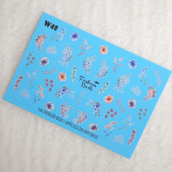 Fashion Nails Nail Wraps Weisse Tresse W48