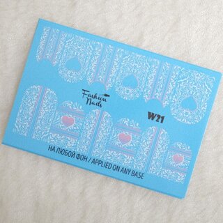 Nail Wraps Weisse Tresse W21